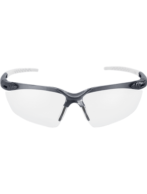 Mojarra® Clear Anti-Fog Lens, Shiny Pearl Gray Frame Safety Glasses - BH1191AF