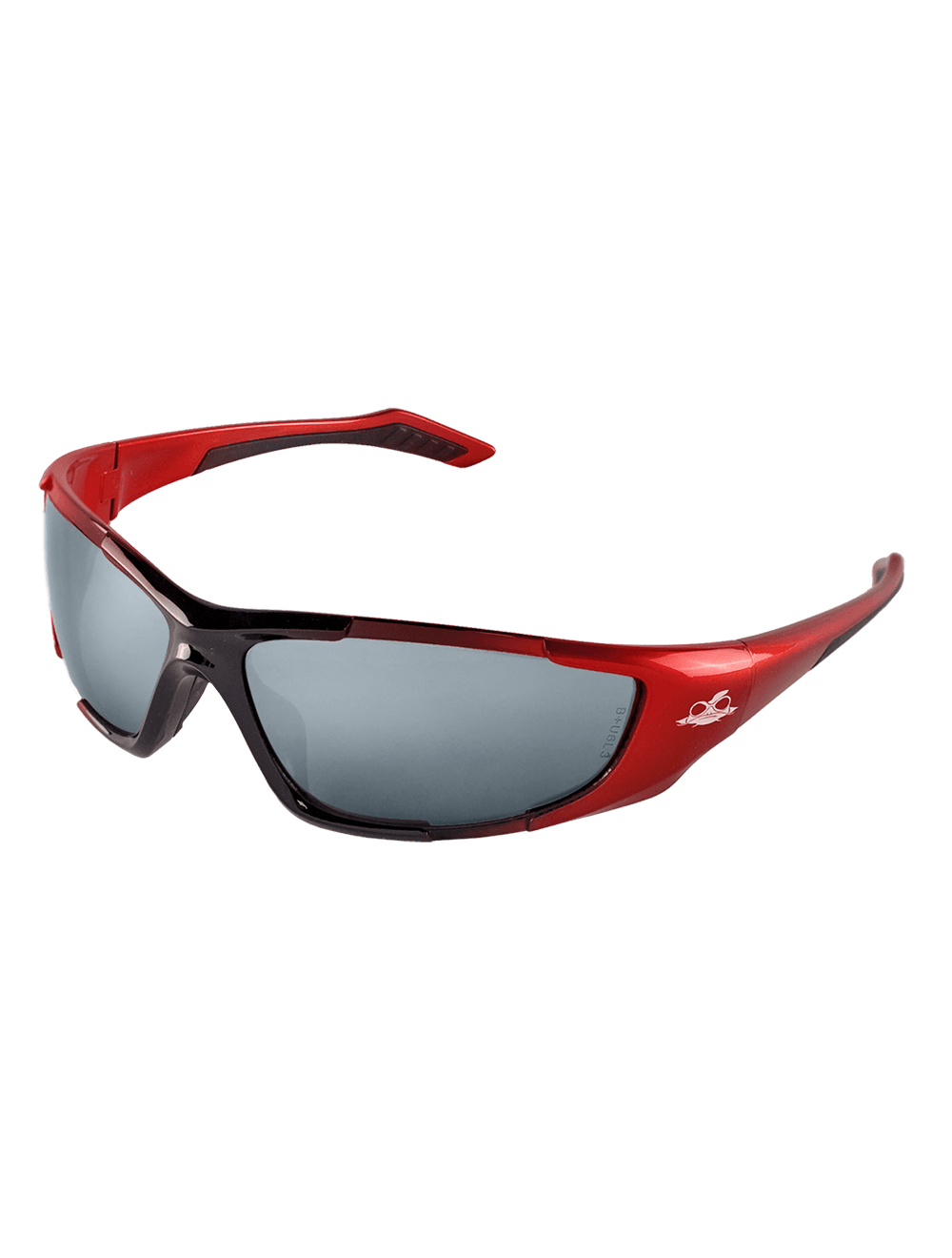 Javelin™ Silver Mirror Lens, Black to Orange Frame Safety Glasses - LIMITED STOCK - BH12137