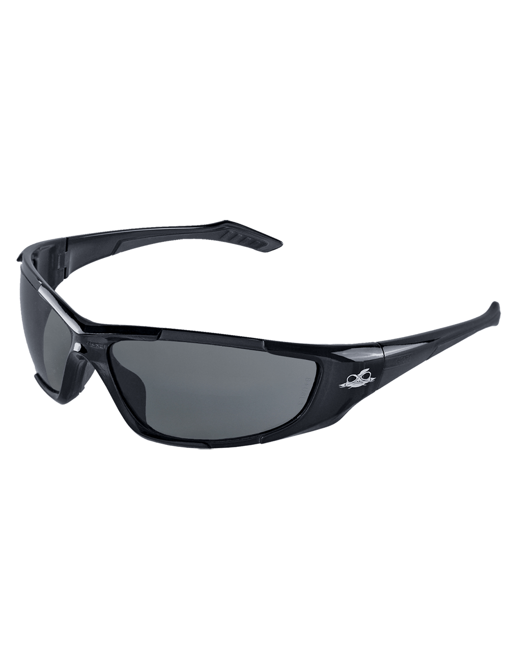 Javelin™ Dark Smoke Anti-Fog Lens, Crystal Black Frame Safety Glasses - BH1233AF