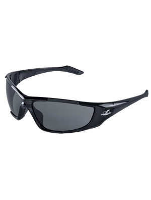 Javelin™ Dark Smoke Anti-Fog Lens, Crystal Black Frame Safety Glasses - BH1233AF