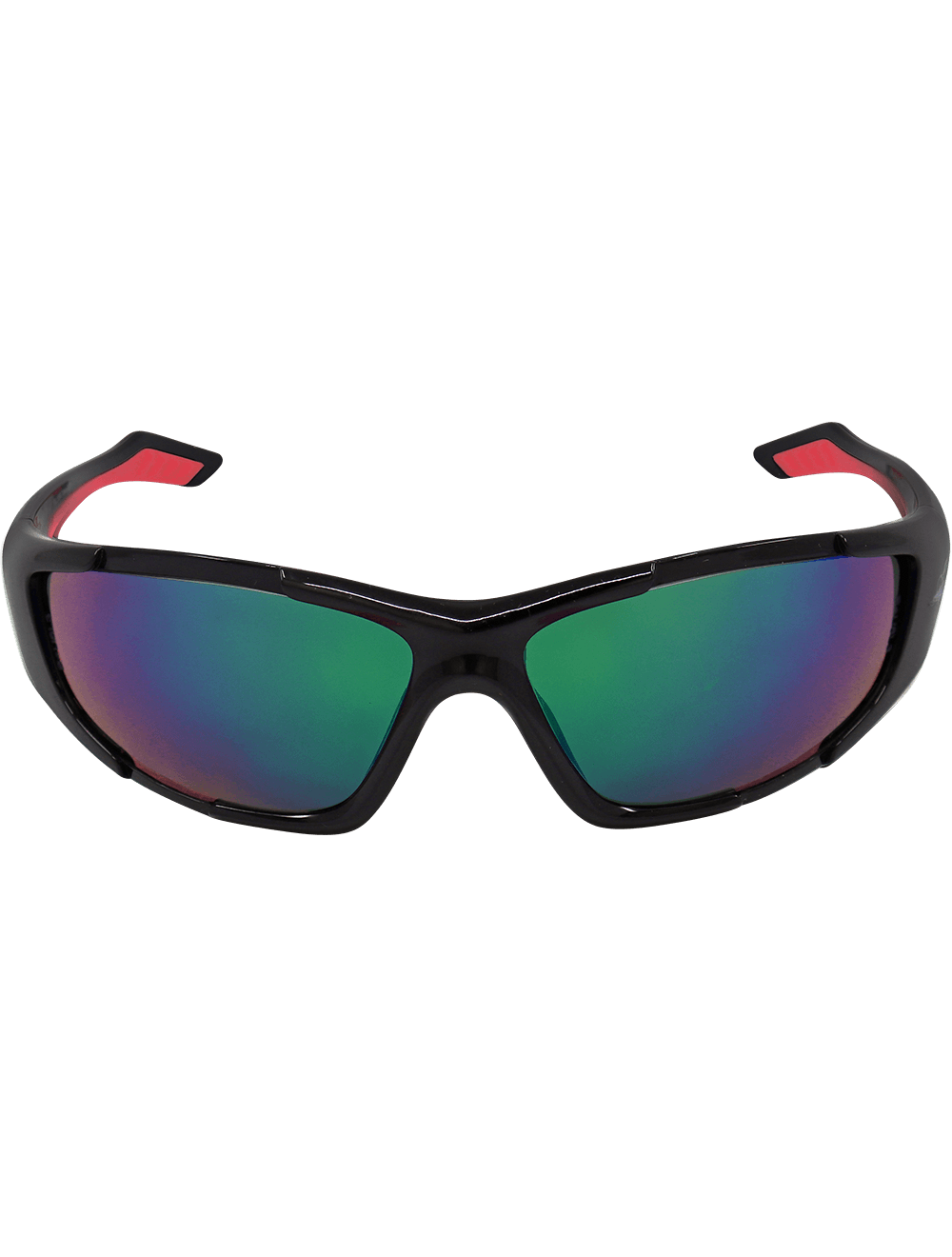 Javelin™ Green Mirror Polarized Lens, Shiny Black Frame Safety Glasses - BH1251612