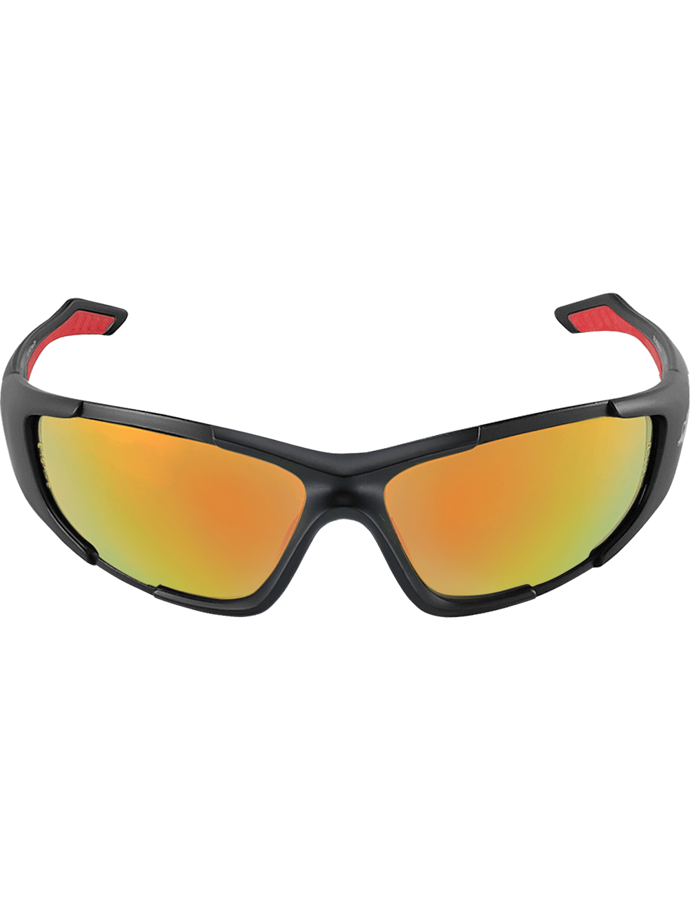 Javelin™ Red Mirror Lens, Matte Black Frame Safety Glasses - BH12610