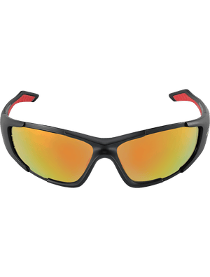Javelin™ Red Mirror Lens, Matte Black Frame Safety Glasses - BH12610