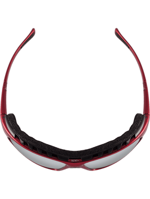 Steelhead® Silver Mirror Anti-Fog Lens, Shiny Red Frame Safety Glasses - LIMITED STOCK - BH13147AF