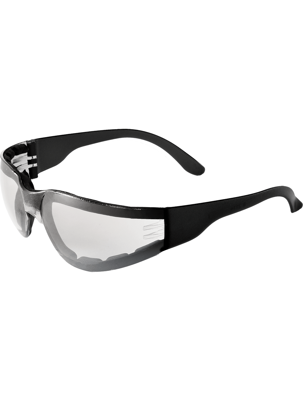 Torrent™ Foam-Lined Indoor/Outdoor Anti-Fog Lens, Frosted Black Frame Safety Glasses - BH13156AF