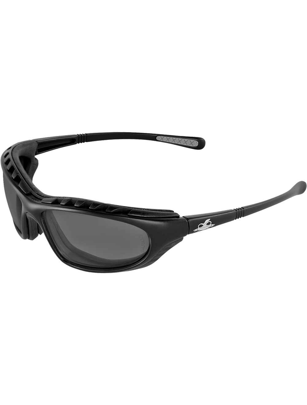 Steelhead® Smoke Anti-Fog Lens, Matte Black Frame Safety Glasses - BH1363AF