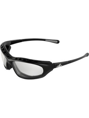 Steelhead® Indoor/Outdoor Anti-Fog Lens, Matte Black Frame Safety Glasses - BH1366AF