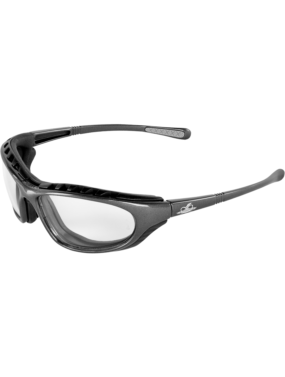 Steelhead® Clear Anti-Fog Lens, Shiny Pearl Gray Frame Safety Glasses - BH1391AF