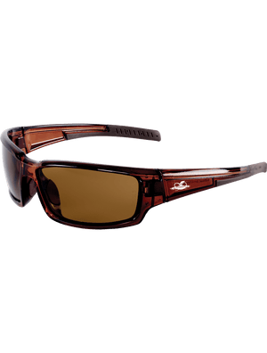 Maki® Brown Anti-Fog Lens, Crystal Brown Frame Safety Glasses - BH1478AF