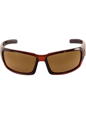 Maki® Brown Anti-Fog Lens, Crystal Brown Frame Safety Glasses - BH1478AF