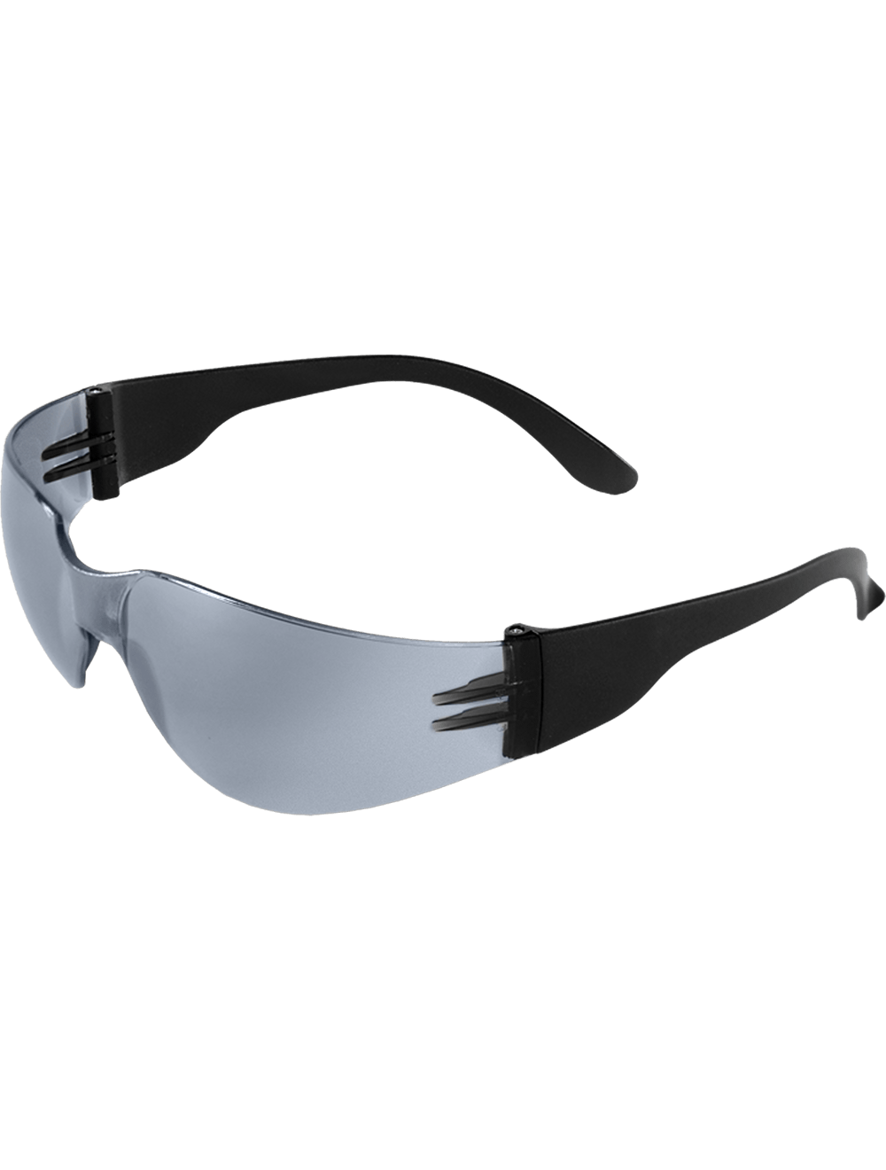 Torrent™ Silver Mirror Lens, Matte Black Frame Safety Glasses - BH147