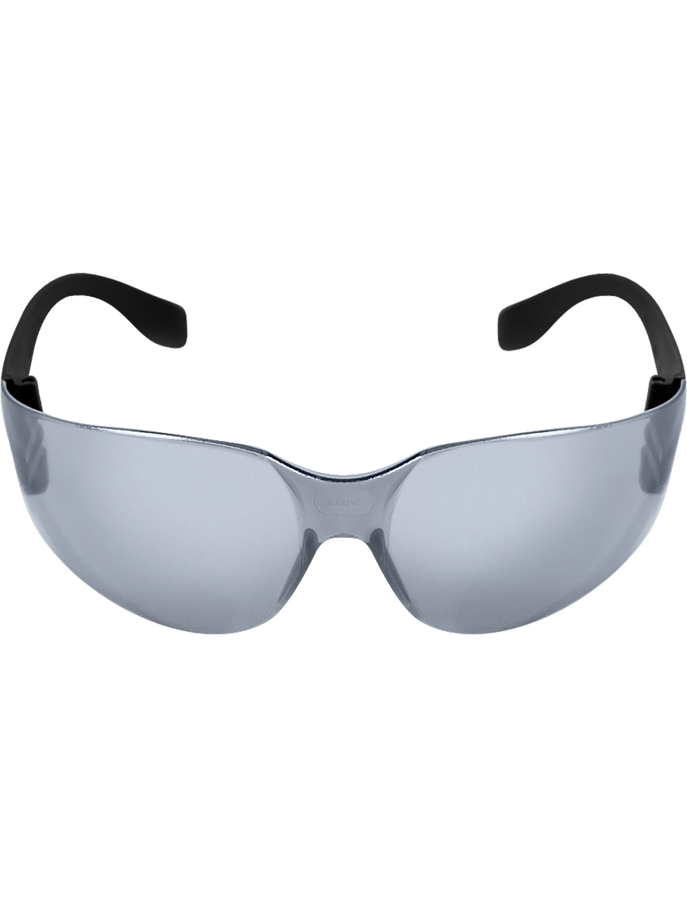 Torrent™ Silver Mirror Lens, Matte Black Frame Safety Glasses - BH147