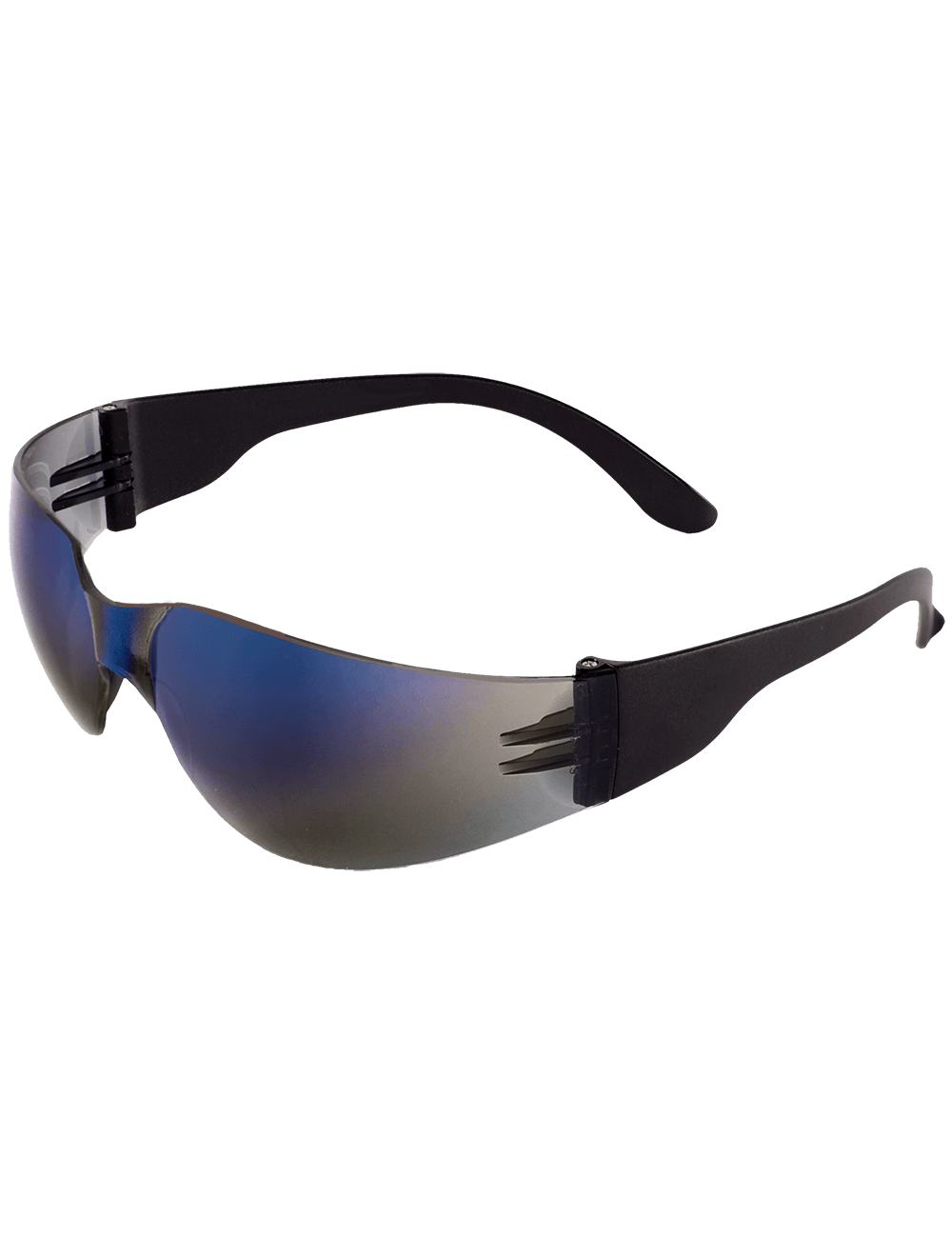 Torrent™ Blue Mirror Lens, Matte Black Frame Safety Glasses - BH149