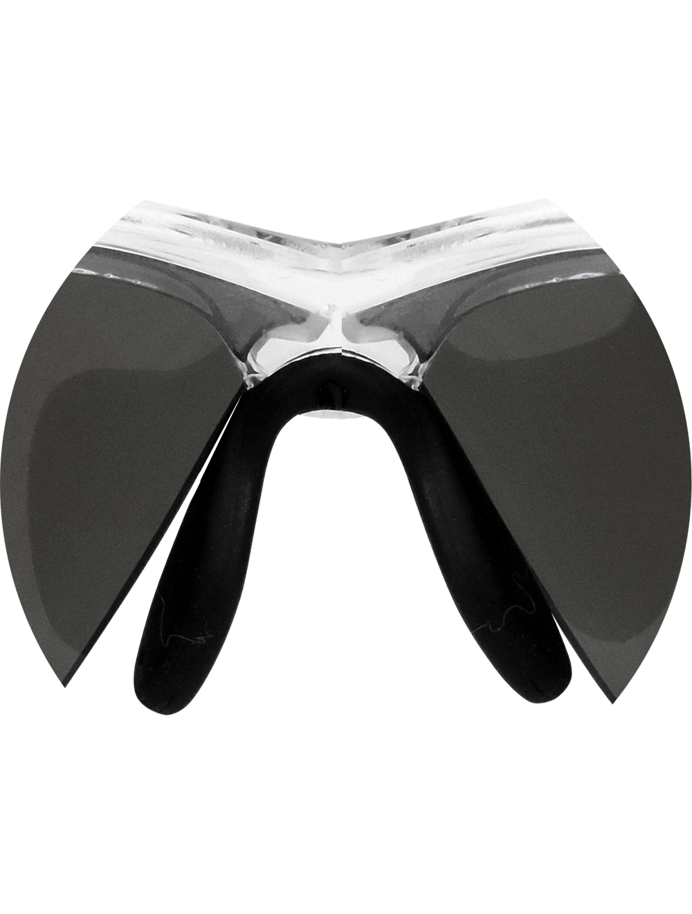 Wahoo® Clear Anti-Fog Lens, Shiny Pearl Gray Frame Safety Glasses - BH1691AF