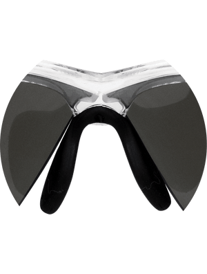 Wahoo® Clear Anti-Fog Lens, Shiny Pearl Gray Frame Safety Glasses - BH1691AF
