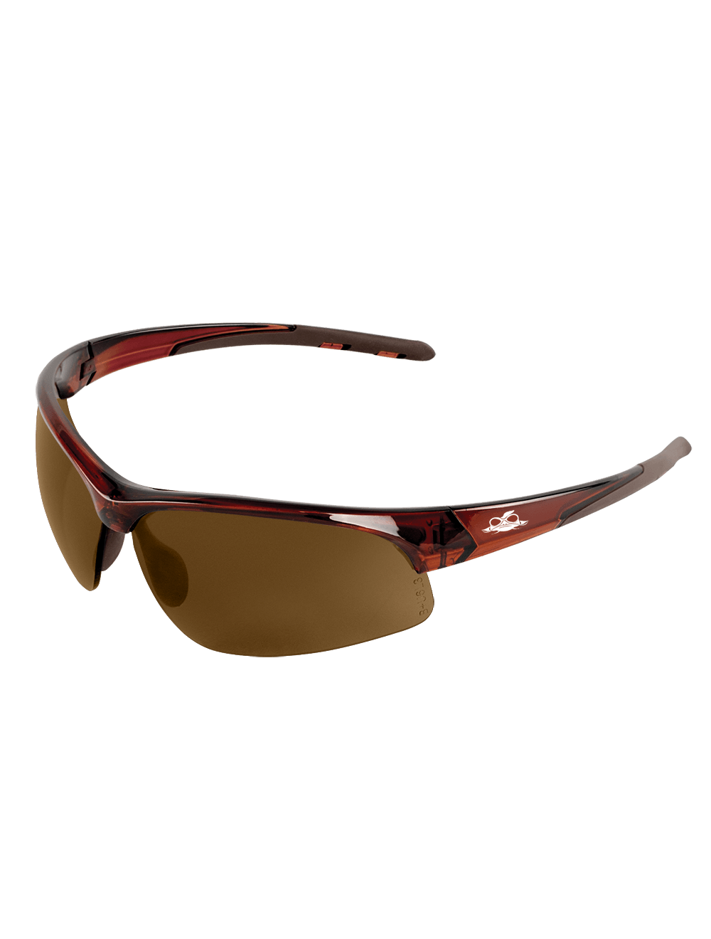Wahoo® Brown Lens, Crystal Brown Frame Safety Glasses - LIMITED STOCK - BH1678