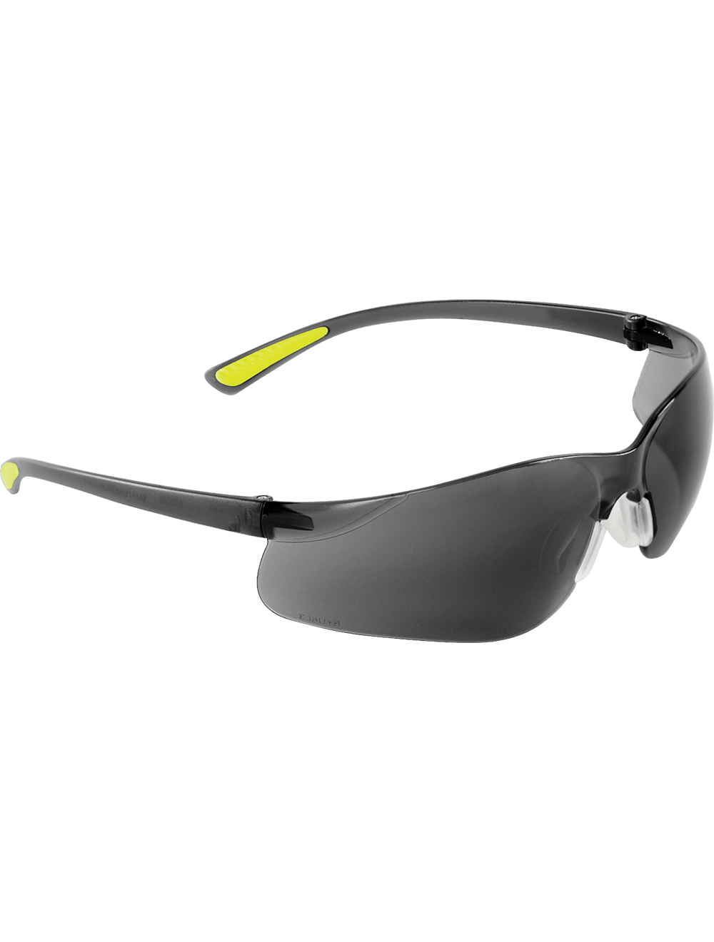 Bass™ Smoke Anti-Fog Lens, Frosted Black Frame Safety Glasses - BH2143AF