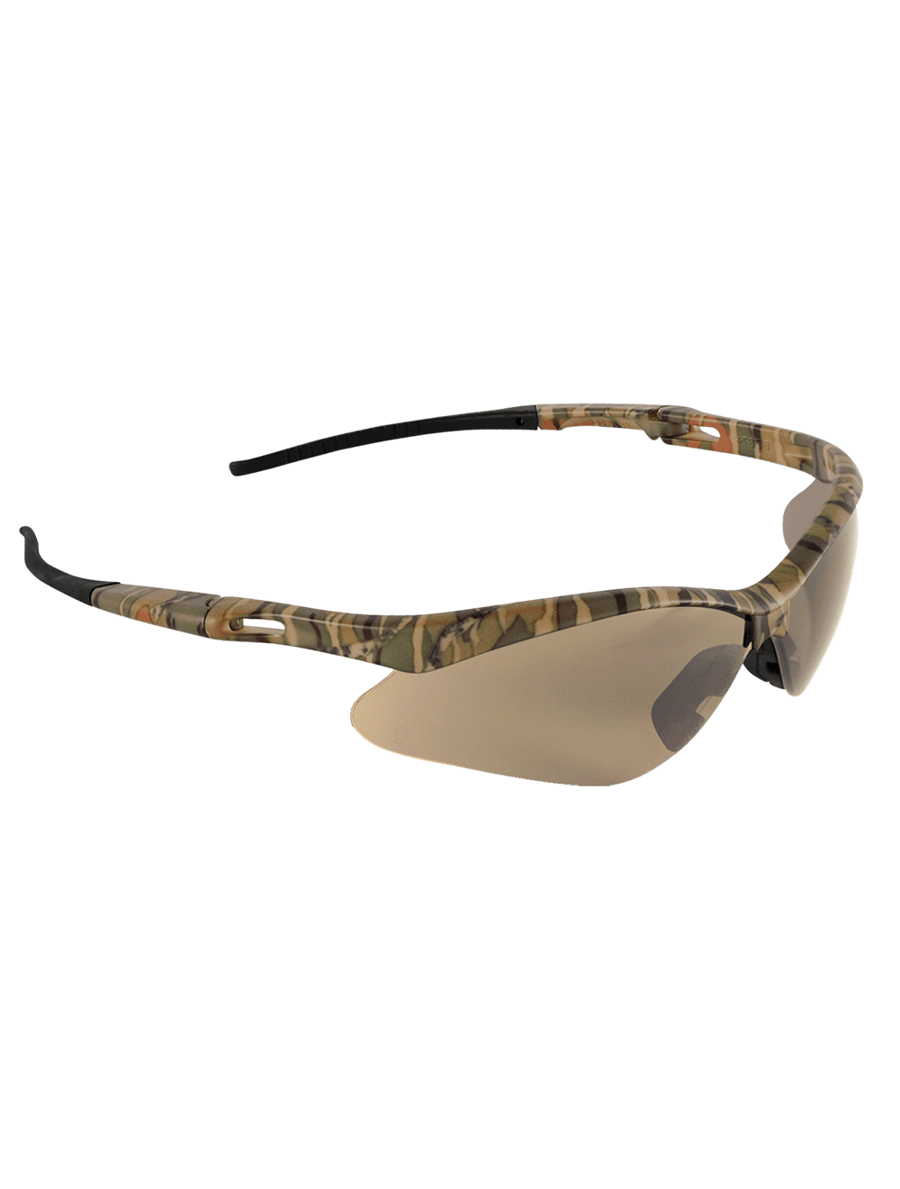 Spearfish® Brown Anti-Fog Lens, Camouflage Frame Safety Glasses - BH22108AF
