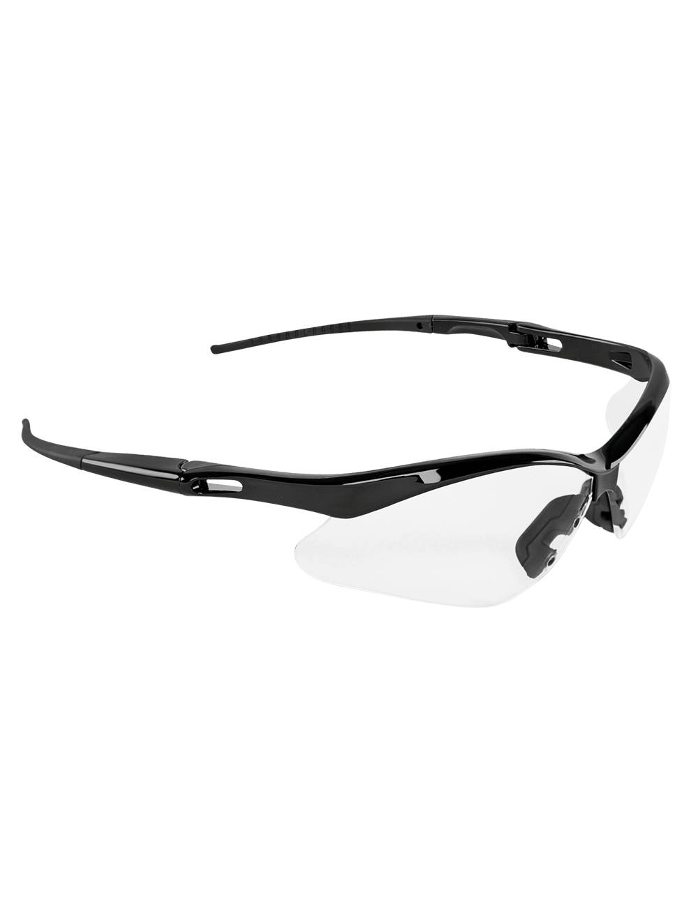 Spearfish® Clear Lens, Shiny Black Frame Safety Glasses - BH2251