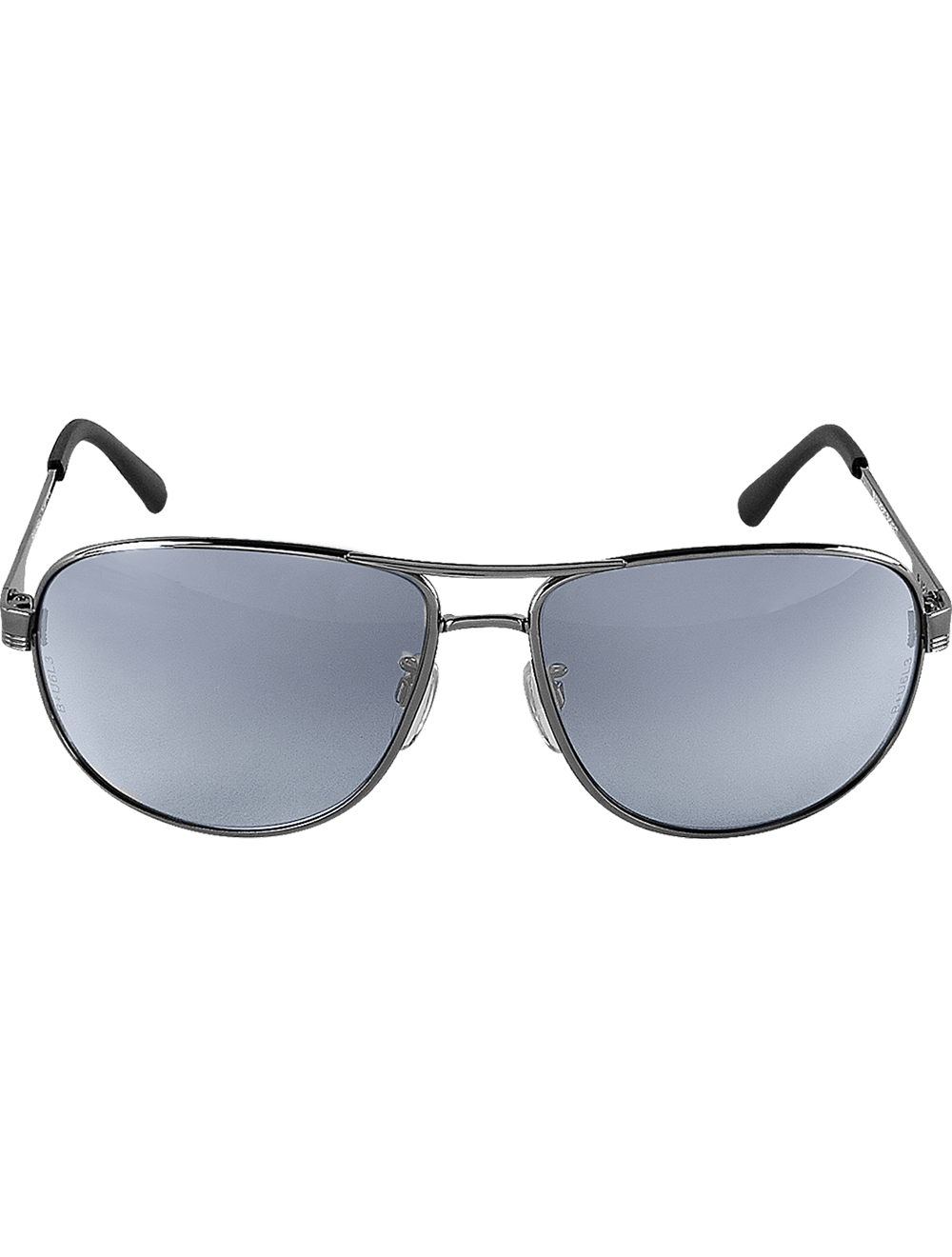 Acero® Silver Mirror Lens, Gunmetal Frame Safety Glasses - BH24217