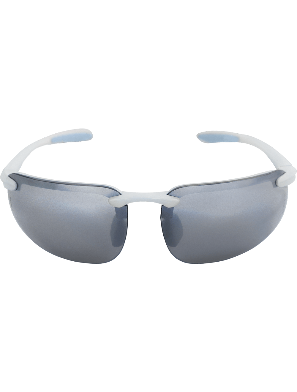 Swordfish®X Silver Mirror Lens, Shiny White Frame Safety Glasses - LIMITED STOCK - BH25187