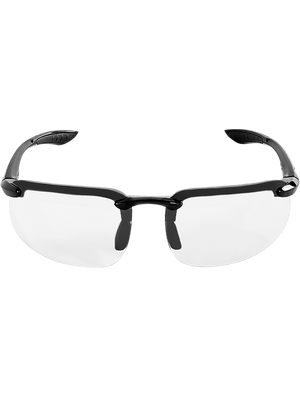 Swordfish®X Clear Anti-Fog Lens, Shiny Black Frame Safety Glasses - LIMITED STOCK - BH2551AF