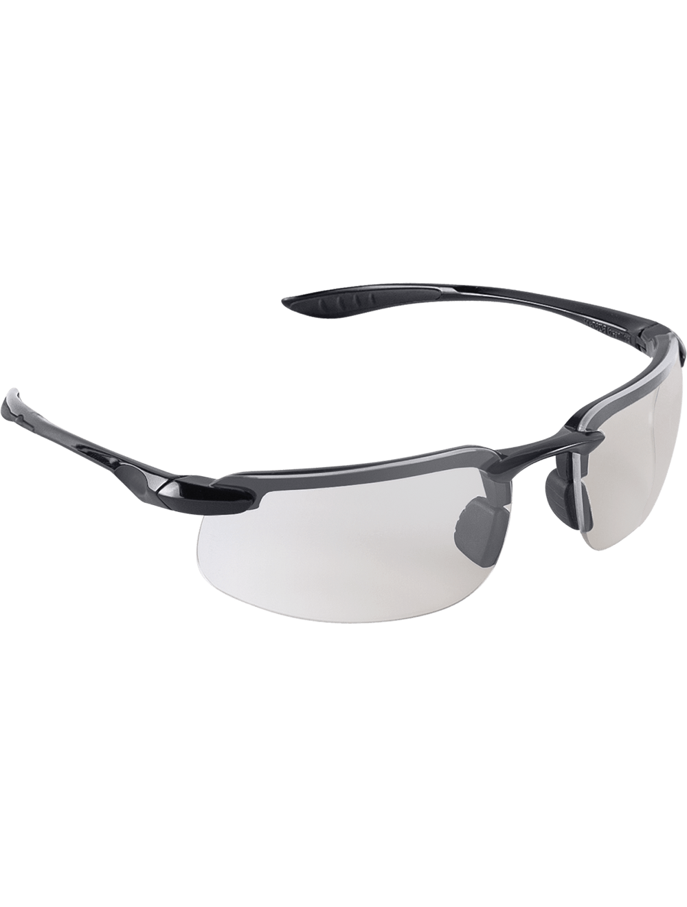 Swordfish®X Indoor/Outdoor Anti-Fog Lens, Shiny Black Frame Safety Glasses - LIMITED STOCK - BH2556AF