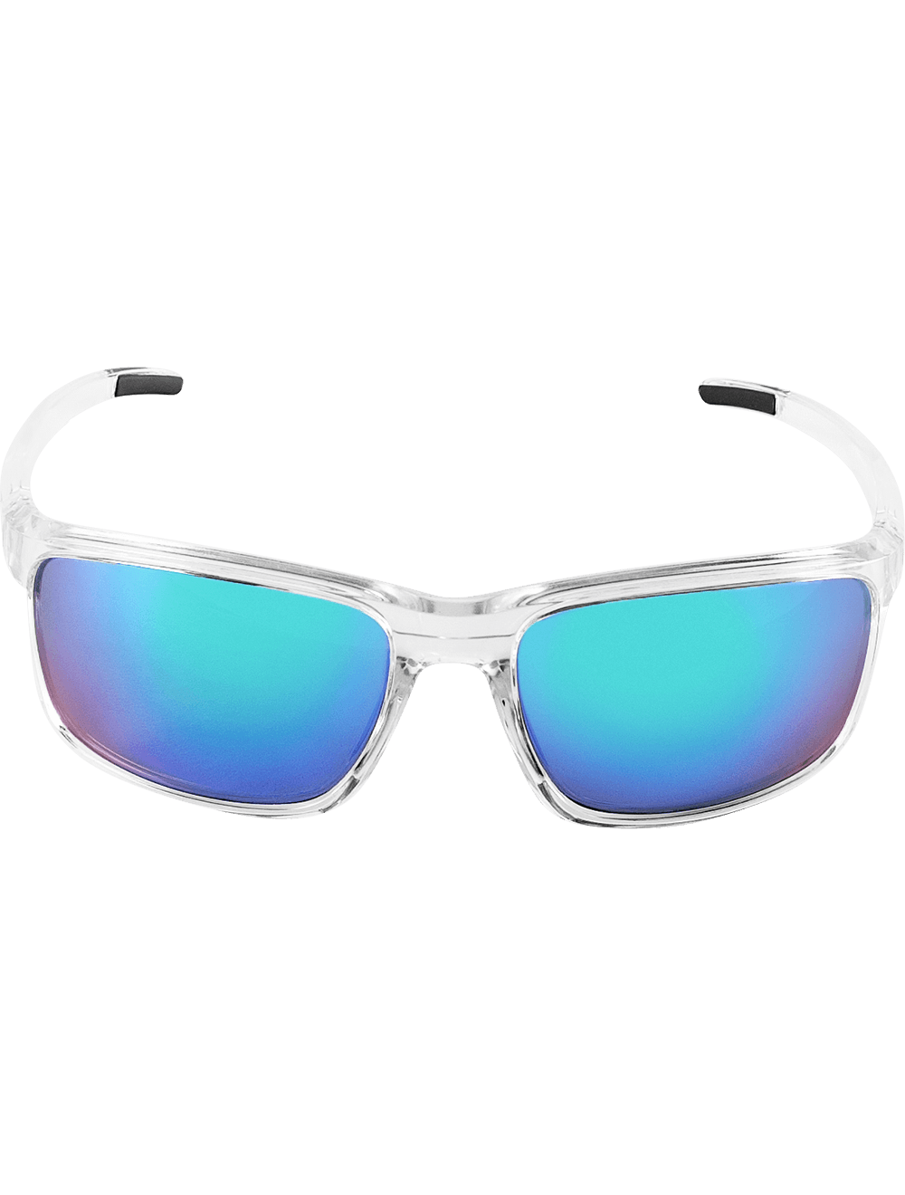 Pompano™ Green Mirror Anti-Fog Lens, Crystal Clear Frame Safety Glasses - BH27116AF
