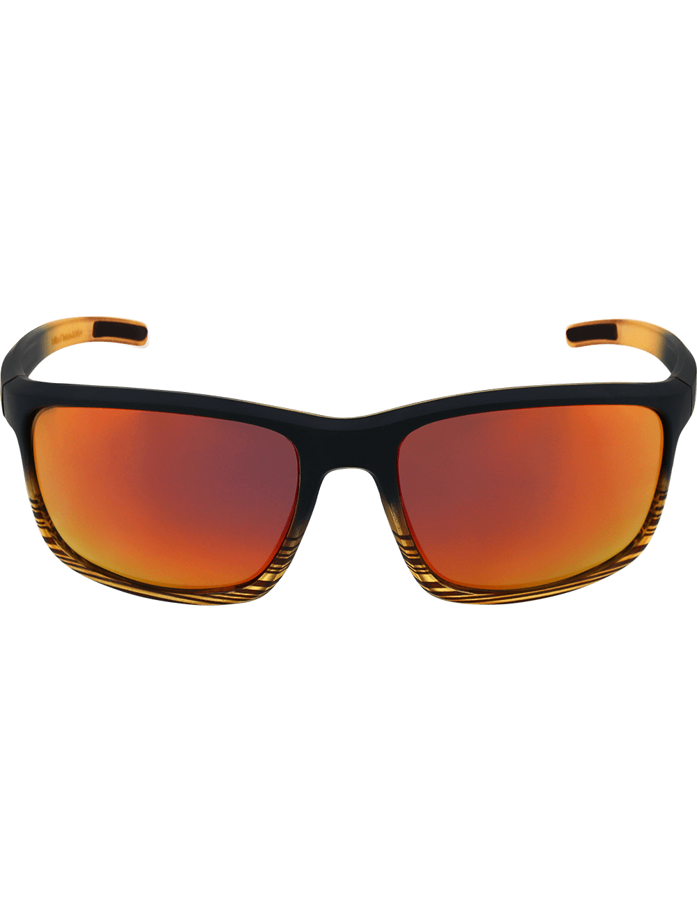 Pompano™ Red Mirror Performance Fog Technology Polarized Lens, Tortoise/Black Frame Safety Glasses - BH27710PFT