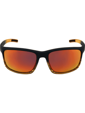 Pompano™ Red Mirror Performance Fog Technology Polarized Lens, Tortoise/Black Frame Safety Glasses - BH27710PFT