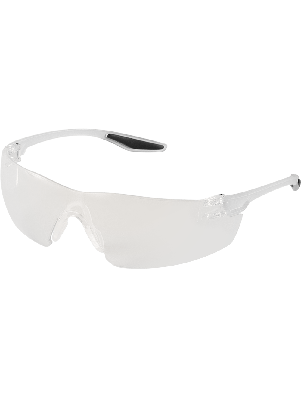 Discus™ Indoor/Outdoor Lens, Frosted Clear Frame Safety Glasses - BH2816
