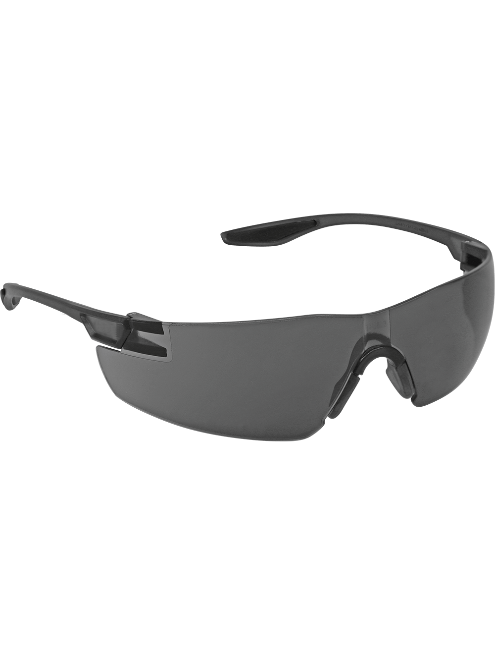 Discus™ Smoke Lens, Frosted Black Frame Safety Glasses - BH2833