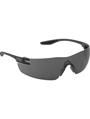 Discus™ Smoke Lens, Frosted Black Frame Safety Glasses - BH2833