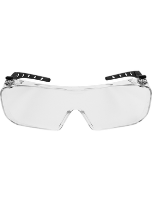 Over-The-Glass Clear Lens, Frosted Gray Frame Visitor Specs Safety Glasses - BH3131