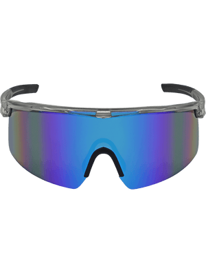 Whipray™ Blue Mirror Performance Fog Technology Polarized Lens, Silver Inlay Frame Safety Glasses - BH3219PFT