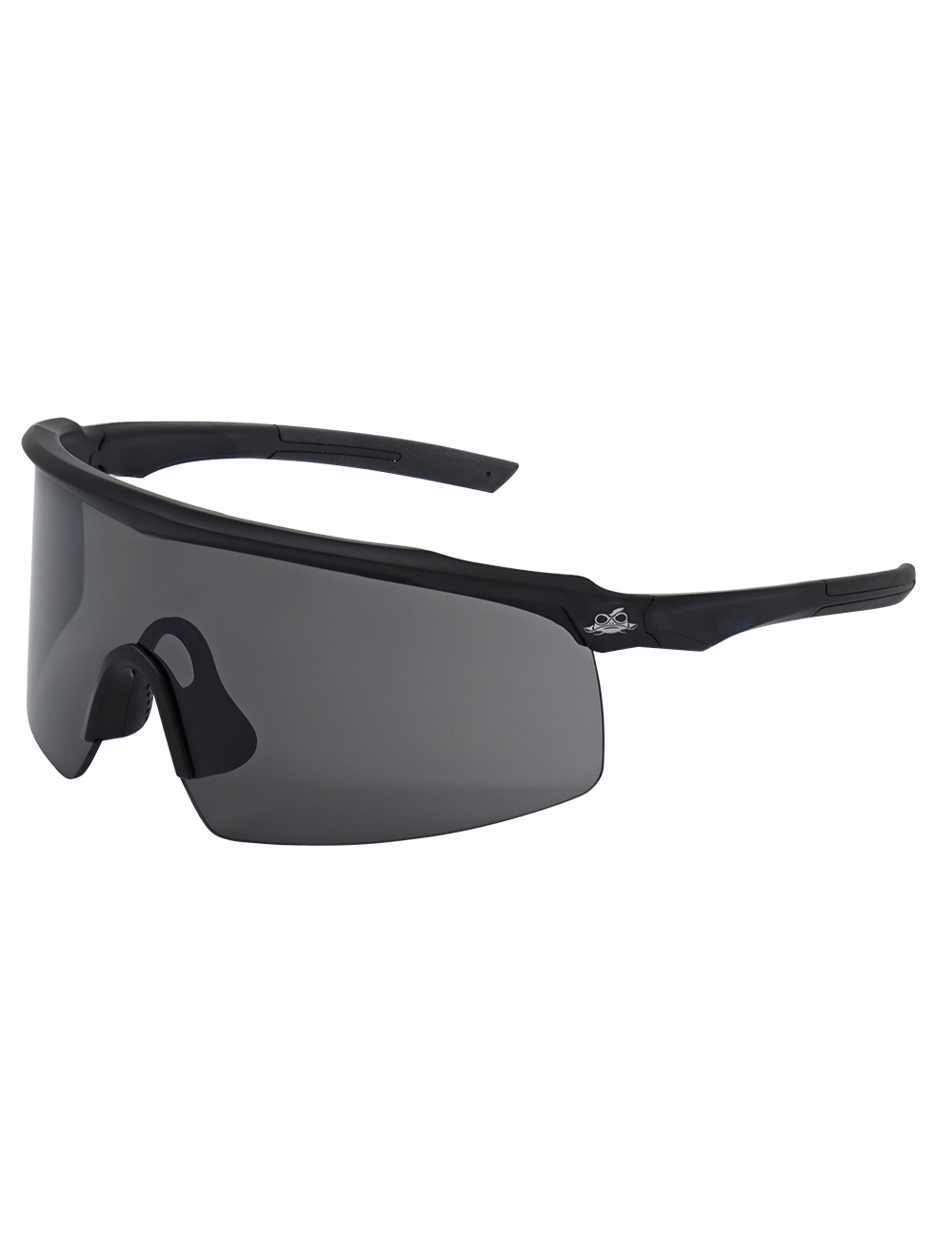 Whipray™ Smoke Anti-Fog Lens, Matte Black Frame Safety Glasses - BH3263AF