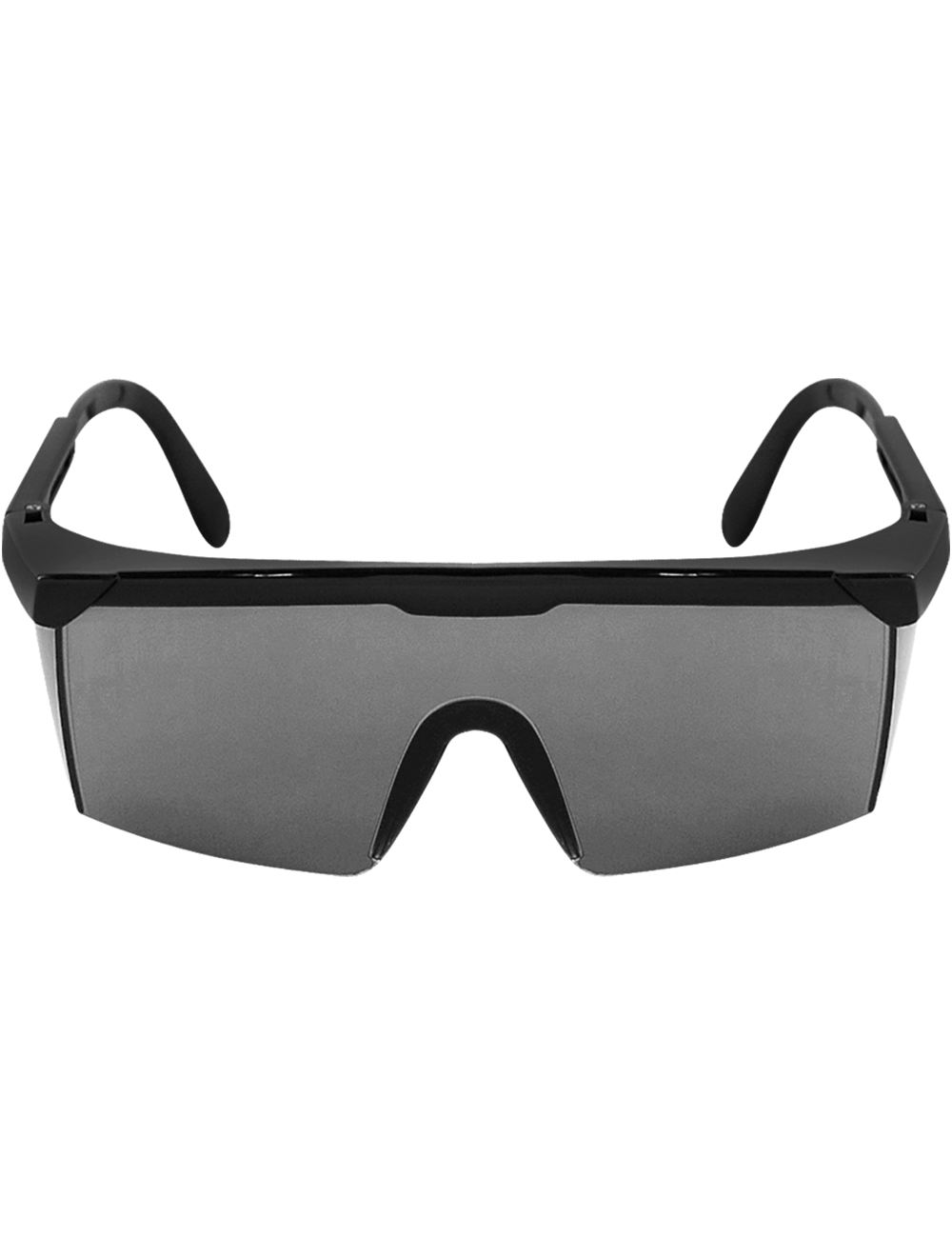 Kaku® Smoke Lens, Shiny Black Frame Safety Glasses - BH353