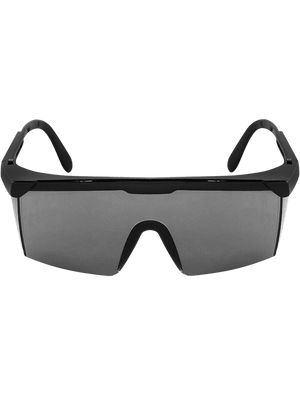 Kaku® Smoke Lens, Shiny Black Frame Safety Glasses - BH353