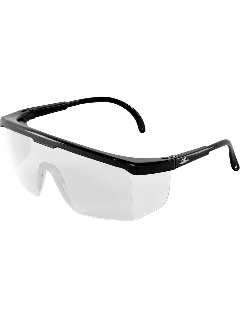 Kaku® Clear Lens, Shiny Black Frame Safety Glasses - BH361