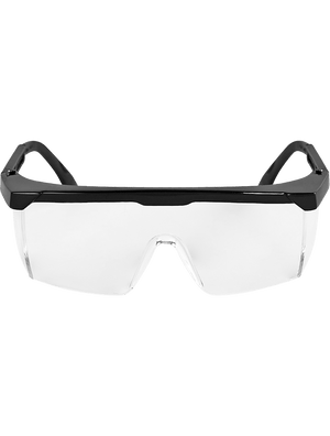 Kaku® Clear Lens, Shiny Black Frame Safety Glasses - BH361