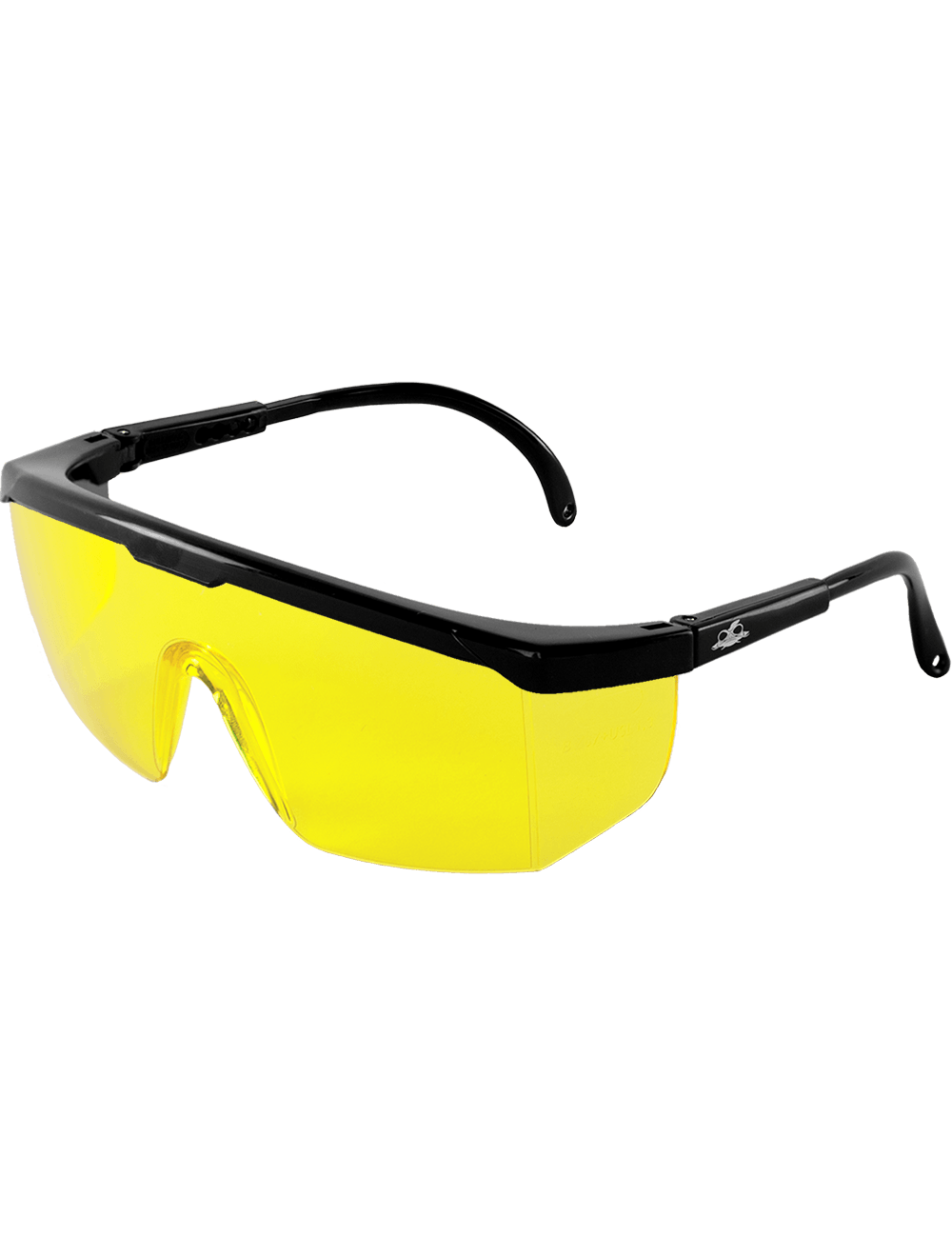 Kaku® Yellow Lens, Shiny Black Frame Safety Glasses - LIMITED STOCK - BH364