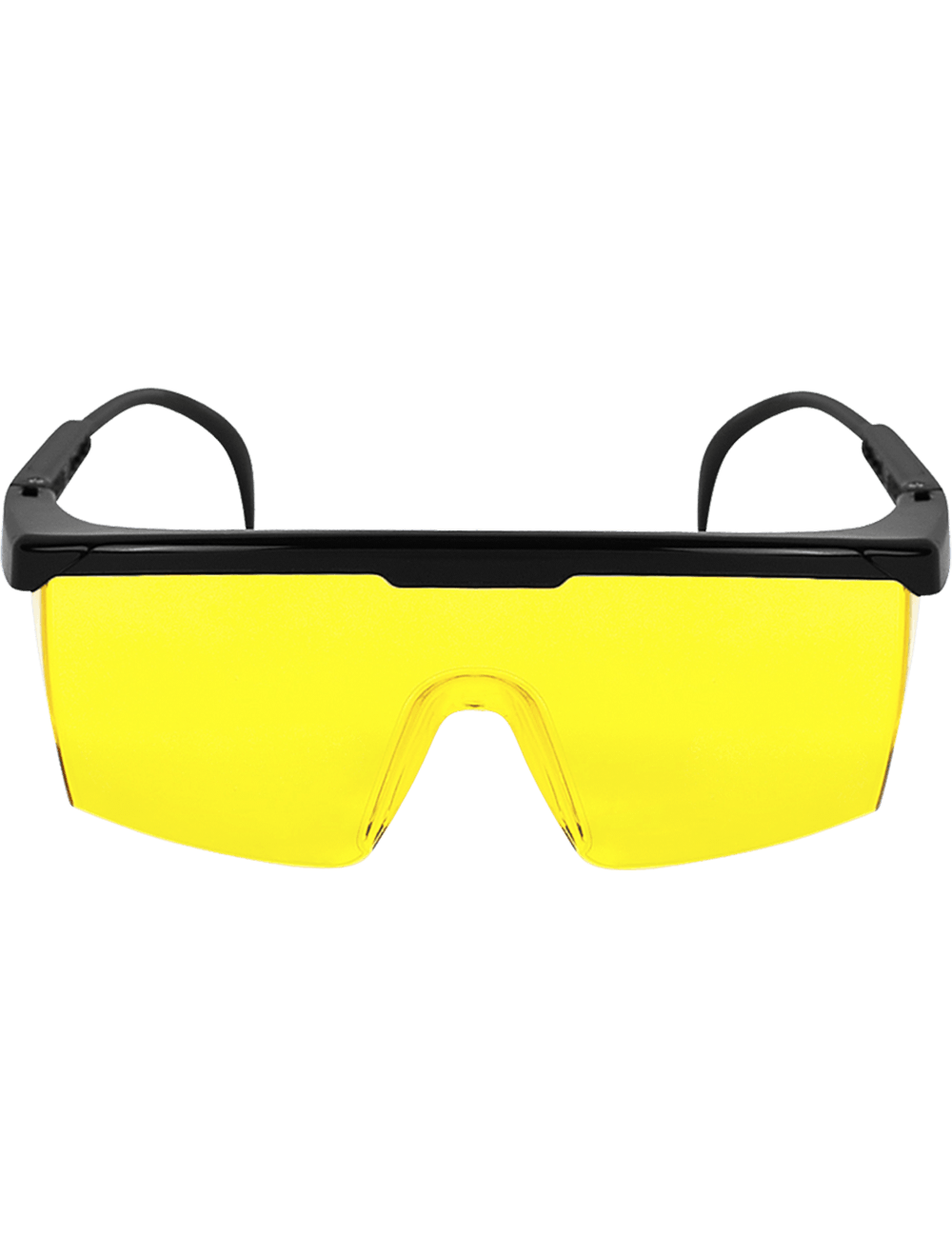 Kaku® Yellow Lens, Shiny Black Frame Safety Glasses - LIMITED STOCK - BH364