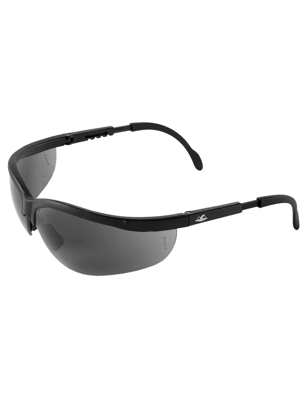 Picuda® Smoke Lens, Matte Black Frame Safety Glasses - BH463