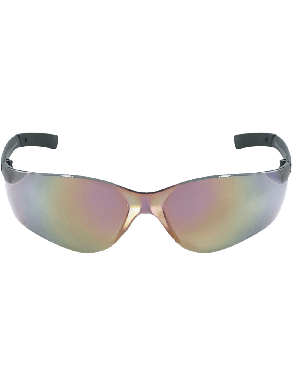 Pavon® Rainbow Mirror Lens, Frosted Black Frame Safety Glasses - BH5410