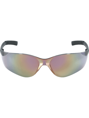 Pavon® Rainbow Mirror Lens, Frosted Black Frame Safety Glasses - BH5410
