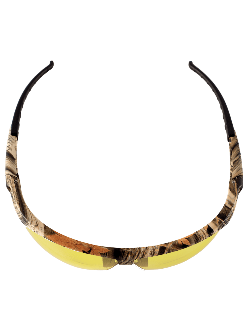 Stinger® Yellow Anti-Fog Lens, Woodland Camouflage Frame Safety Glasses - BH61084AF