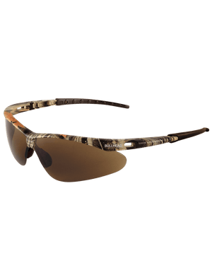 Stinger® Brown Anti-Fog Lens, Woodland Camouflage Frame Safety Glasses - BH6108AF