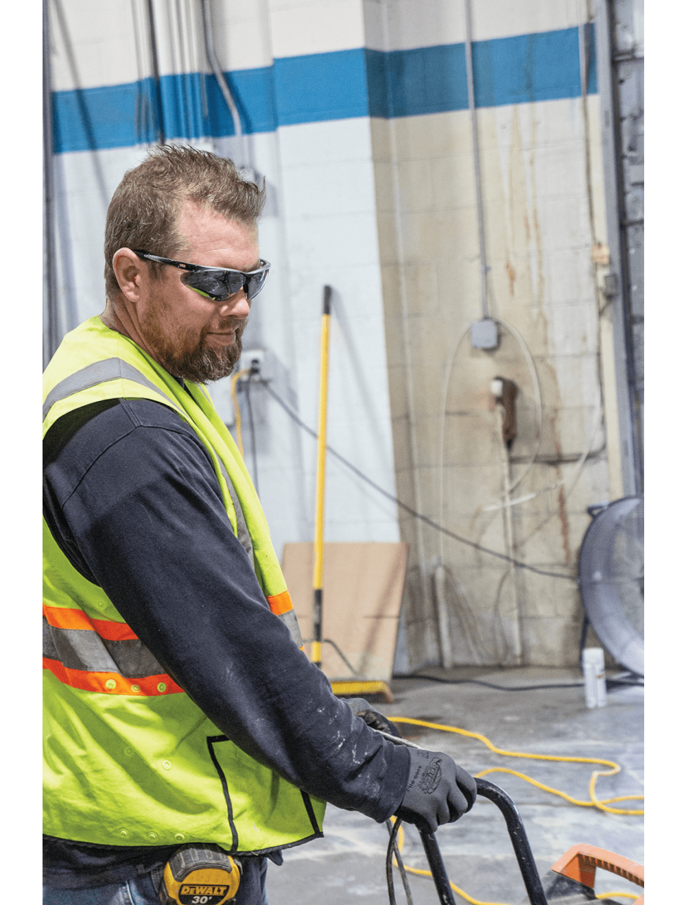 Stinger® Silver Mirror Lens, Shiny Black to Silver Frame Safety Glasses - BH6117