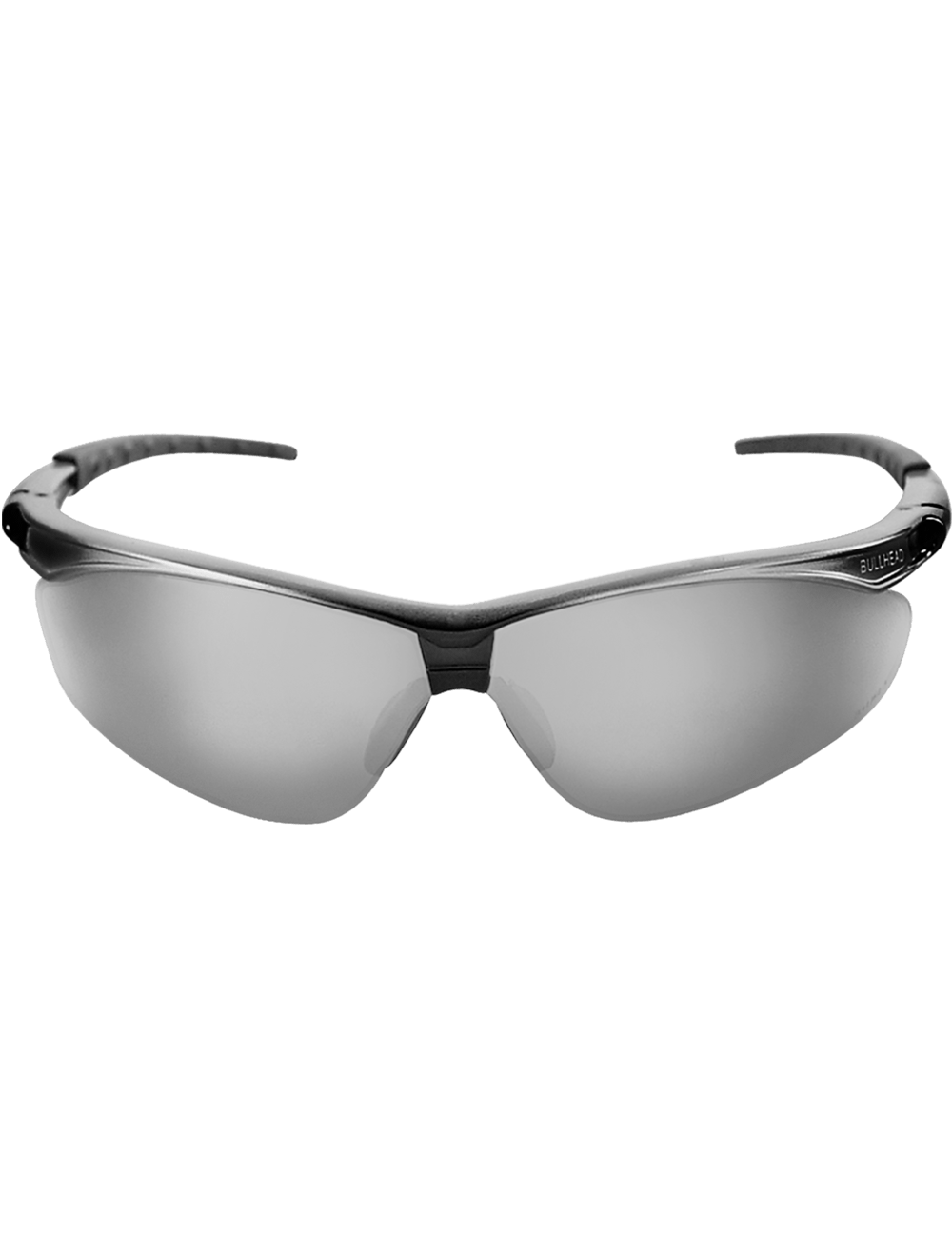 Stinger® Silver Mirror Lens, Shiny Black to Silver Frame Safety Glasses - BH6117