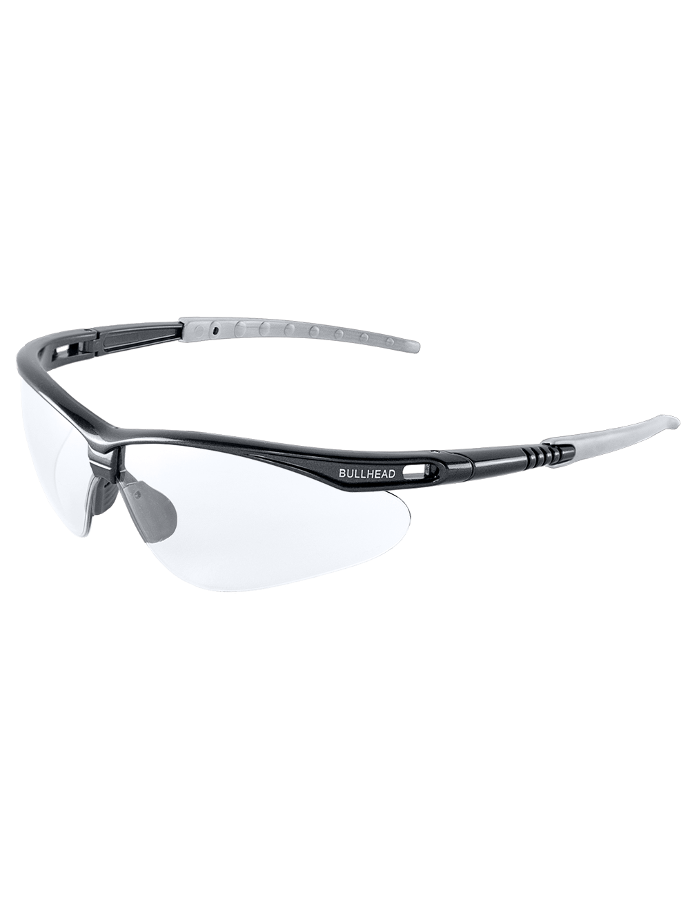 Stinger® Clear Lens, Shiny Pearl Gray Frame Safety Glasses - BH691